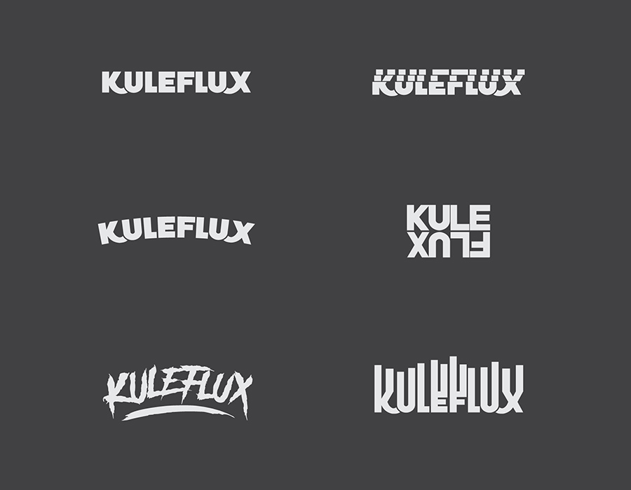 Logo concepts for DJ Kuleflux